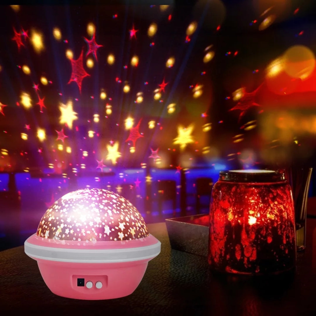 Projecteur LED ciel étoilé pour enfants, lampe de nuit, romantique, coloré RGB تنزوت