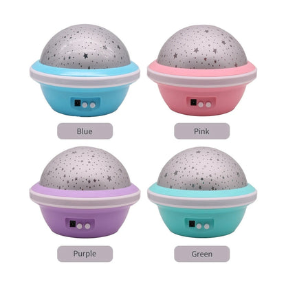 Projecteur LED ciel étoilé pour enfants, lampe de nuit, romantique, coloré RGB تنزوت