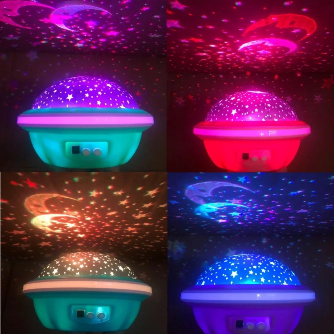 Projecteur LED ciel étoilé pour enfants, lampe de nuit, romantique, coloré RGB تنزوت