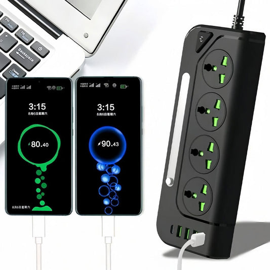 Multiprise-4-Sockets-avec-4-Ports-USB-1-Type-C-4000W-Protection-Surcharge-et-Lampe-De-Chevet-مقبس-طاقة-مع-منافذ-شحن.png