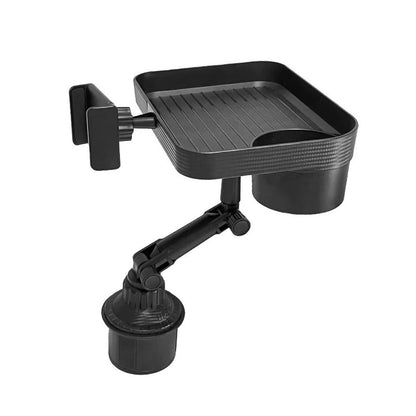 Plateau et Porte-Gobelet avec Support Téléphone pour Voiture – حامل مأكولات ومشروبات مع موضع للهاتف - تنزوت