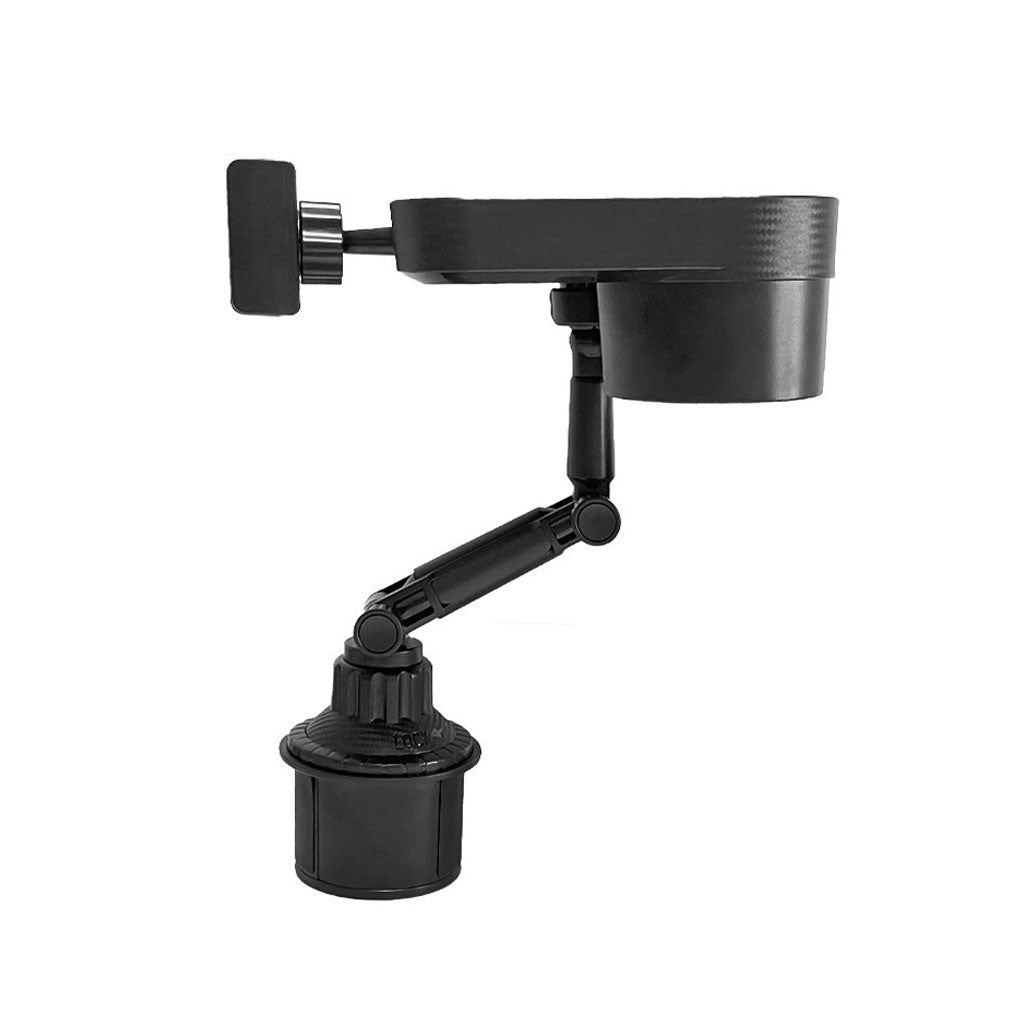 Plateau et Porte-Gobelet avec Support Téléphone pour Voiture – حامل مأكولات ومشروبات مع موضع للهاتف - تنزوت