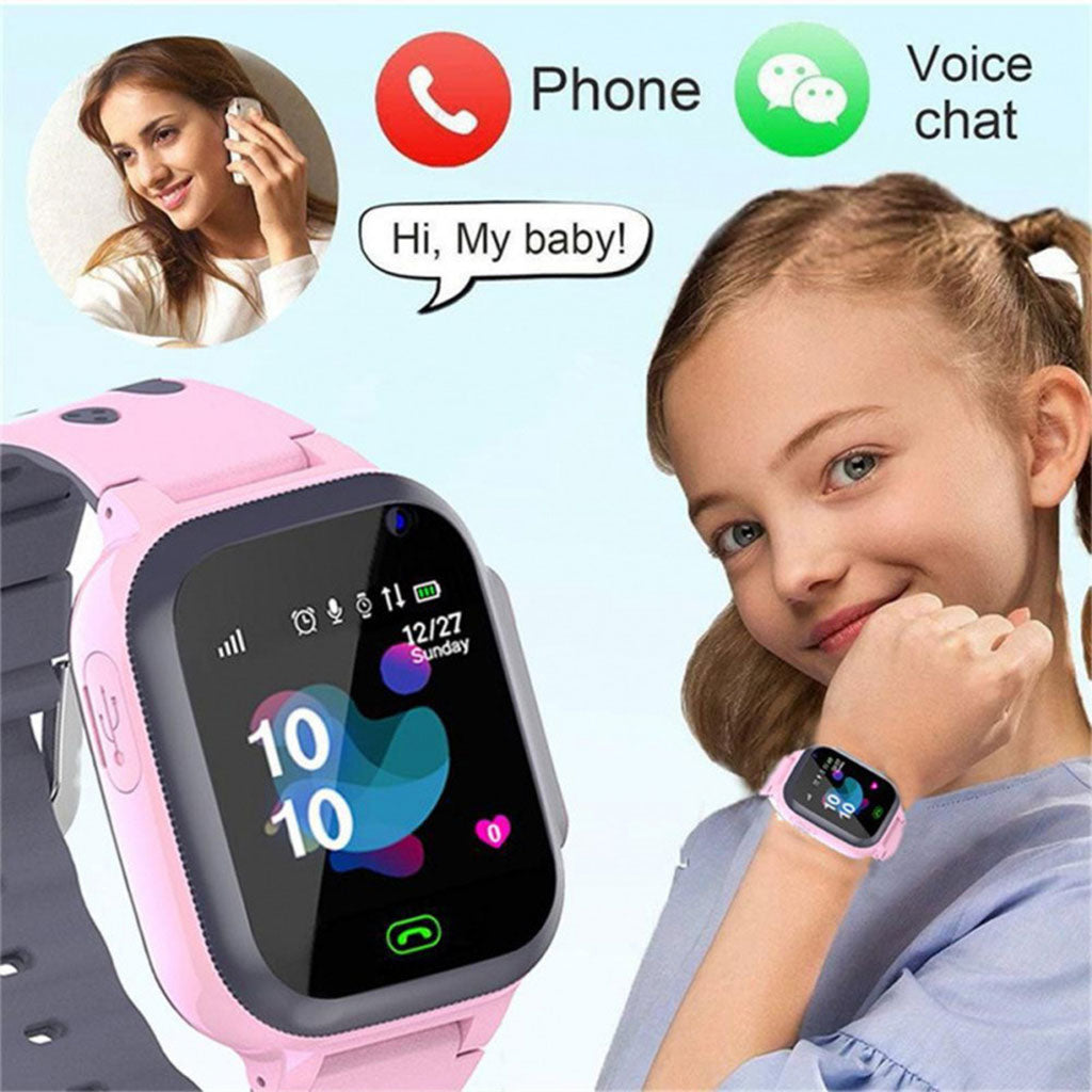 Montre intelligente pour enfants avec fonction d’appel d’urgence SOS et camera – ساعة ذكية للأطفال تنزوت