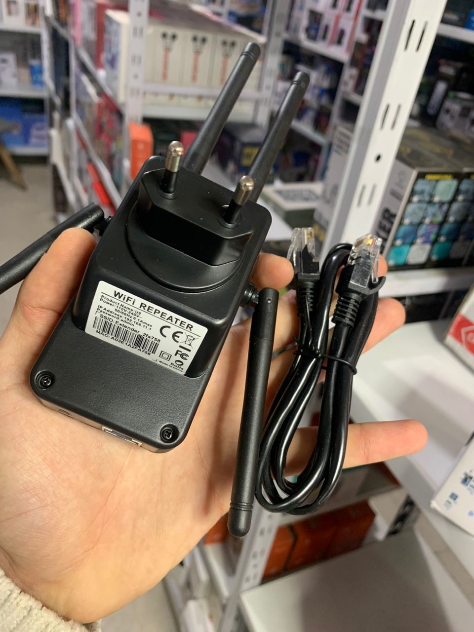 300M Wifi routeur sans fil répéteur 2.4G répéteur de Signal Extender 4 antenne routeur amplificateur de Signal pour la maison - تنزوت