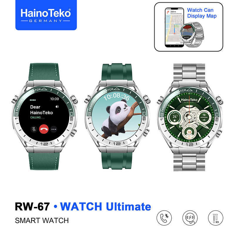Smart Watch Haino Teko RW67 avec Fonction de Lecture de Maps – ساعة ذكية أصلية تنزوت