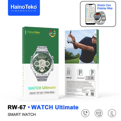 Smart Watch Haino Teko RW67 avec Fonction de Lecture de Maps – ساعة ذكية أصلية تنزوت