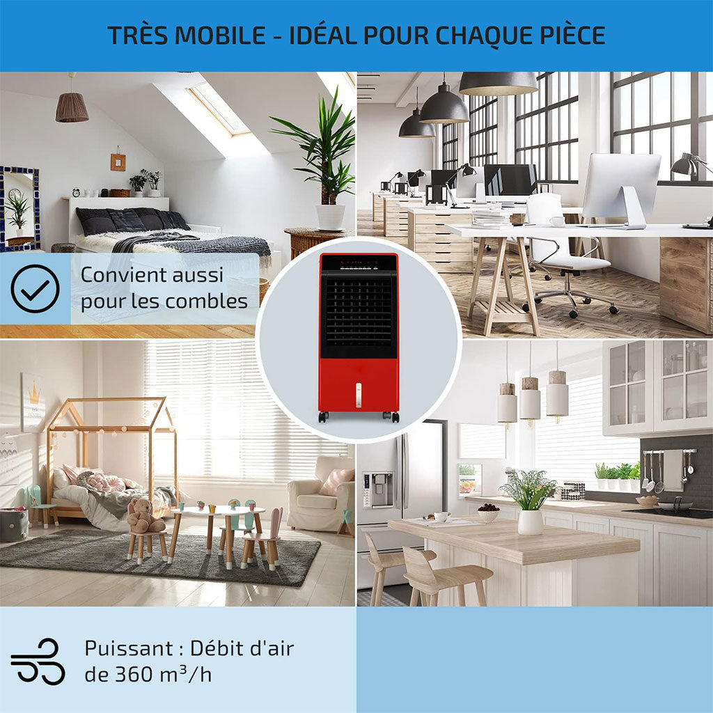 Refroidisseur d’Air Portable 4 en 1 Réservoir 8L – مبرد متنقل تنزوت