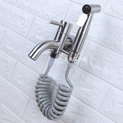 Pulvérisateur De Toilette À Haute Pression Avec Le Kit De Robinet V2 – رشاش مع صنبور حمام - تنزوت