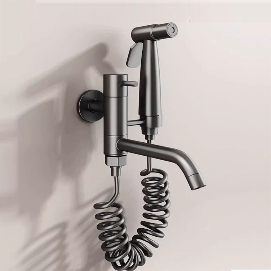Pulvérisateur De Toilette À Haute Pression Avec Le Kit De Robinet V2 – رشاش مع صنبور حمام - تنزوت