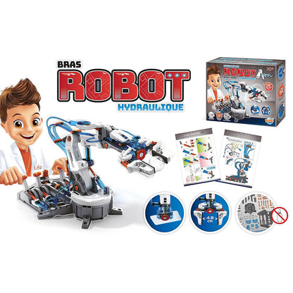 Buki Bras Robot Hydraulique Jeu éducatif pour Enfants – لعبة اليد الهيدروليكية للأطفال تنزوت