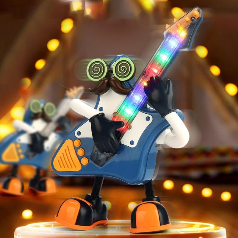 Robot dansant pour enfants, Mr rock interactif portable, lumières LED, musique avec Boutons تنزوت