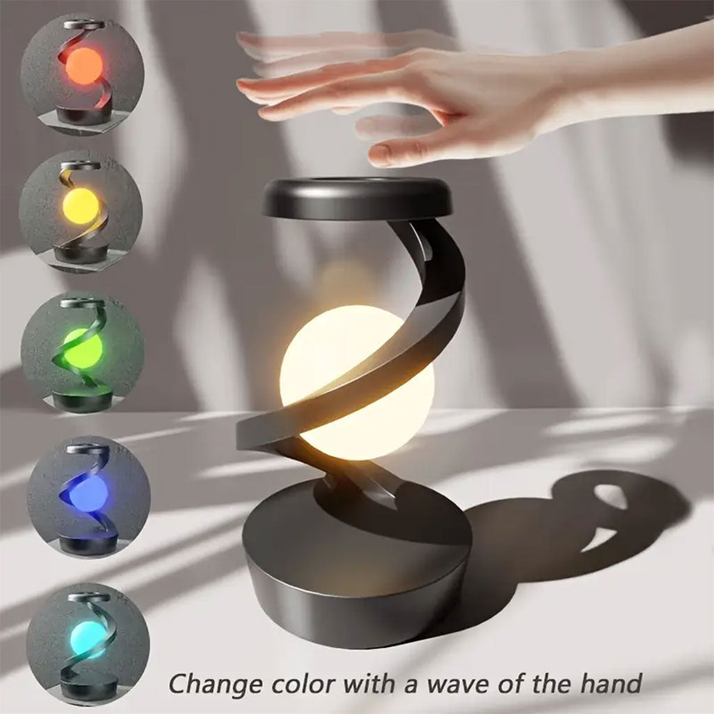 Lampe de Chevet en Spirale Design Moderne Lumière RGB – مصباح لاسلكي بأضواء متغيرة تنزوت