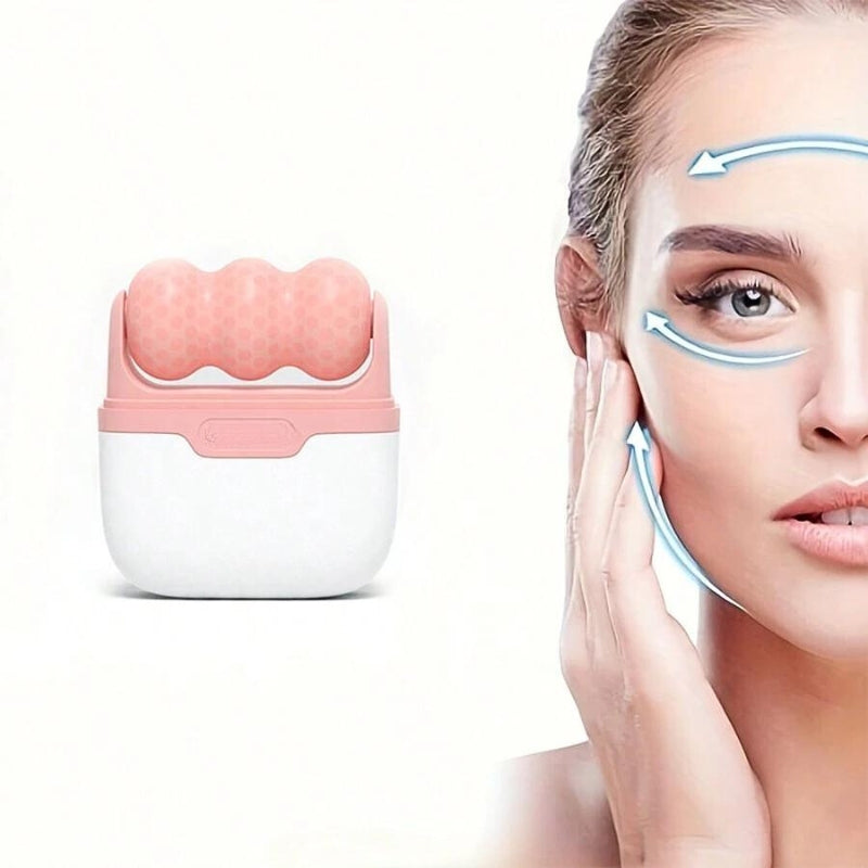 Rouleau de glace pour Massage du visage et des yeux , corps, mésothérapie , refroidissement, soulagement de la douleur تنزوت
