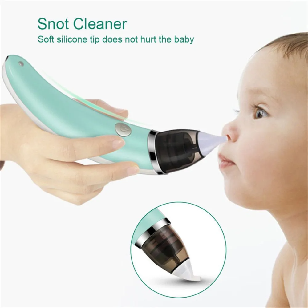 Mouche Nez, Aspirateur nasal électrique pour bébé 2 Tailles D'embouts - شفاطة الأنف الكهربائية للطفل تنزوت