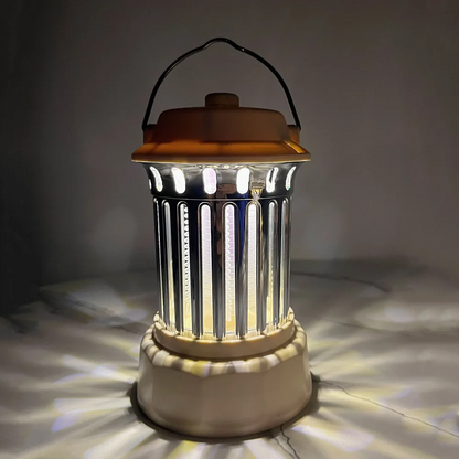 lanterne anti-moustique et lamp de camping 2in1 lumière 62 UV rechargeble تنزوت