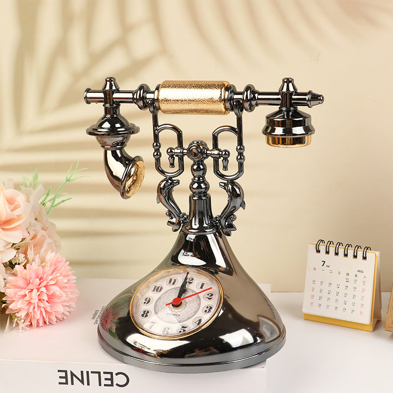 Réveil rétro modèle téléphone pour chronométreur créatif pour la décoration تنزوت