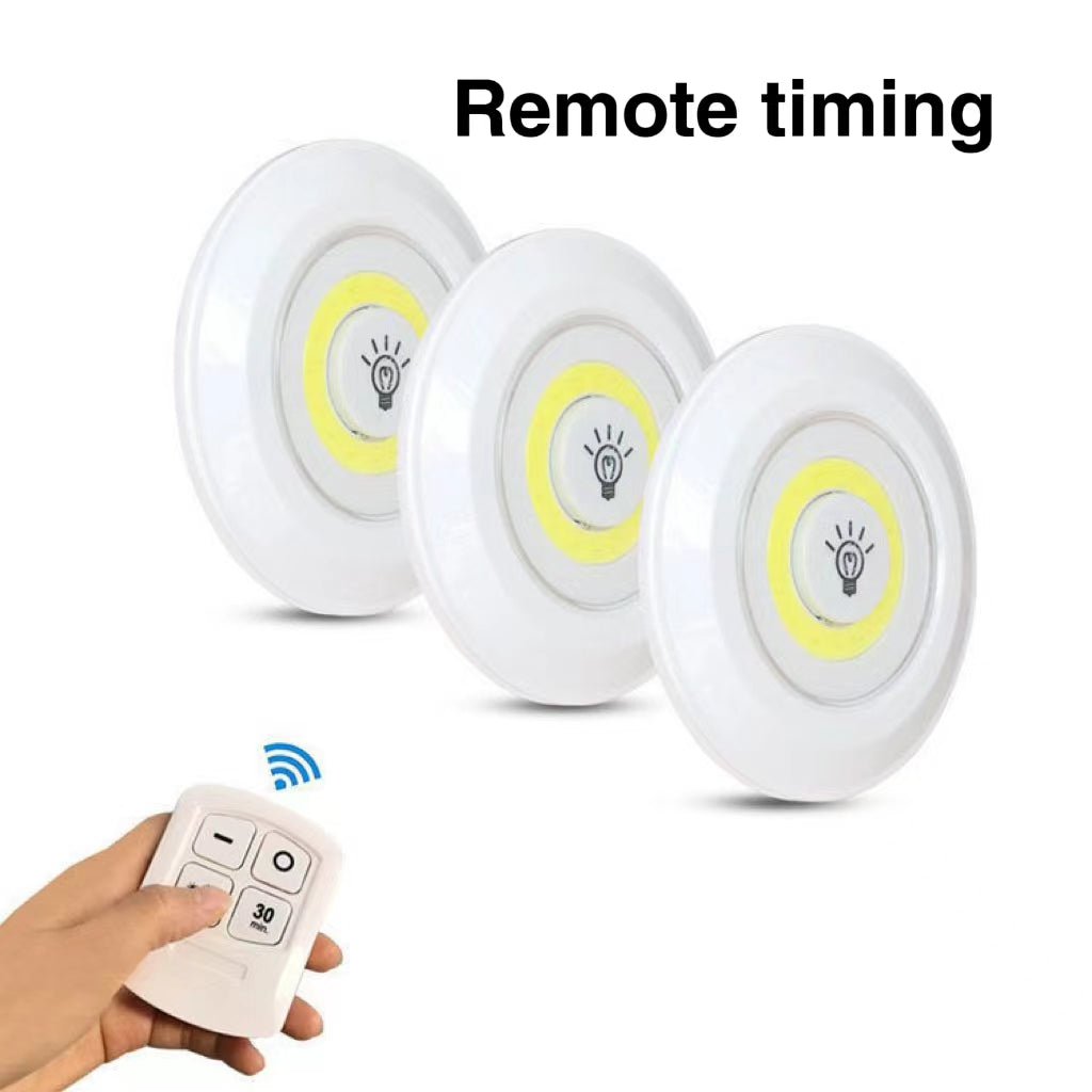 Kit de 3 lampes Led sans fil avec télécommande تنزوت