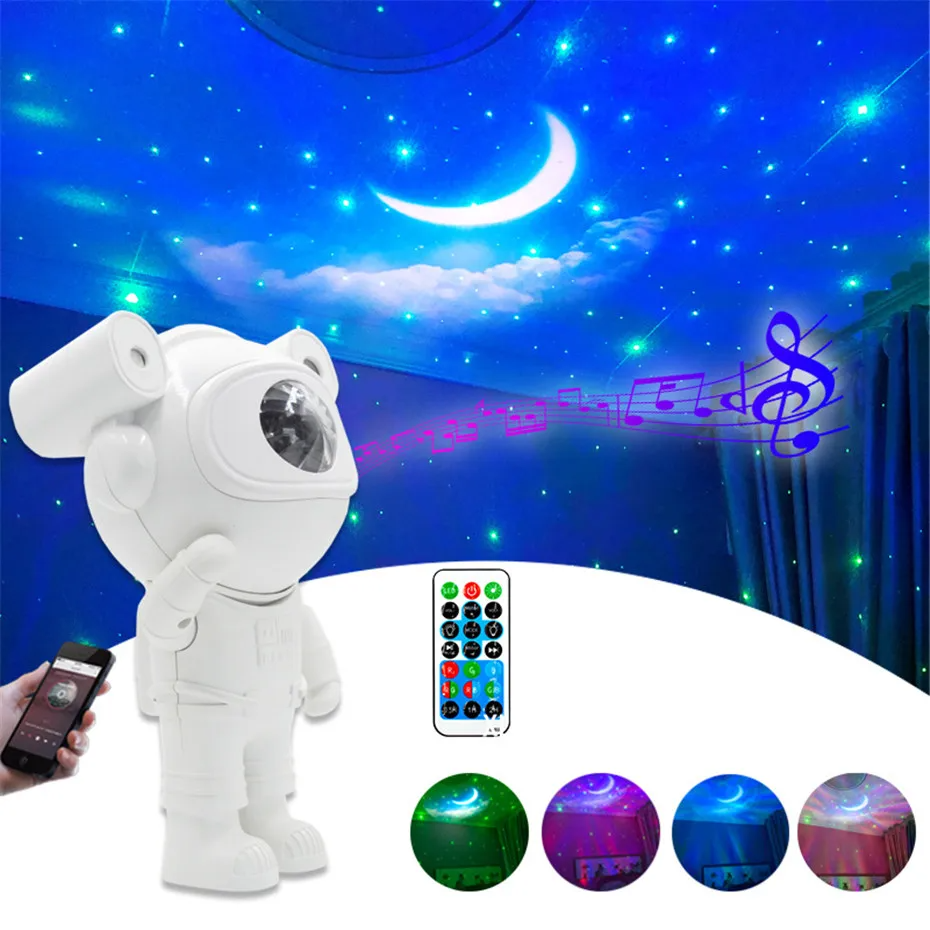 Projecteur d’astronome de ciel étoilé galaxie Bleutooth avec télécommande - تنزوت