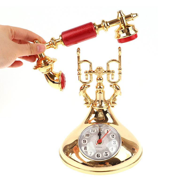 Réveil rétro modèle téléphone pour chronométreur créatif pour la décoration تنزوت