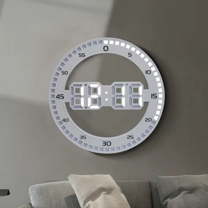 Horloge murale numérique 3D تنزوت