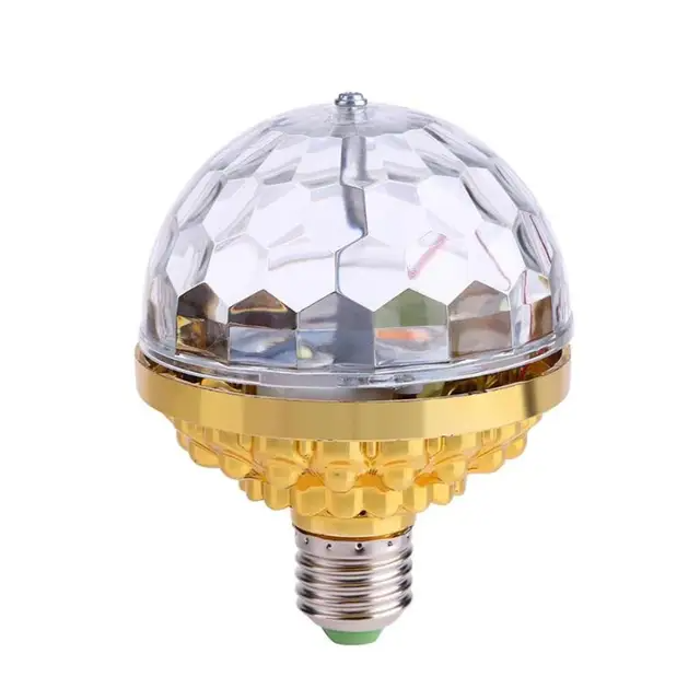Lampe jeux de lumière multi couleur rotative Disco Ball - تنزوت