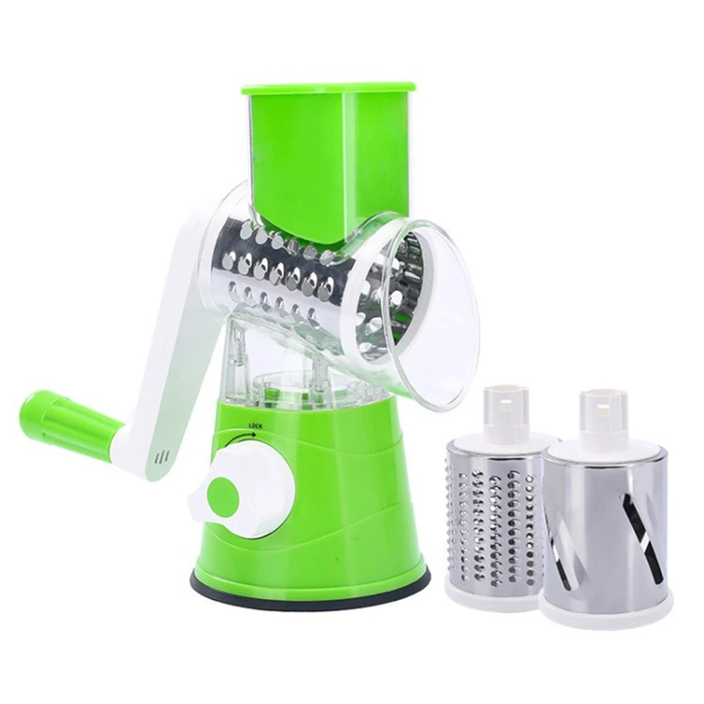 Coupe-légumes rotatif manuel multifonctionnel – الجهاز اليدوي المساعد مبشرة وقطاعة متعددة الاستعمالات للمكسرات والخضار والجبن تنزوت