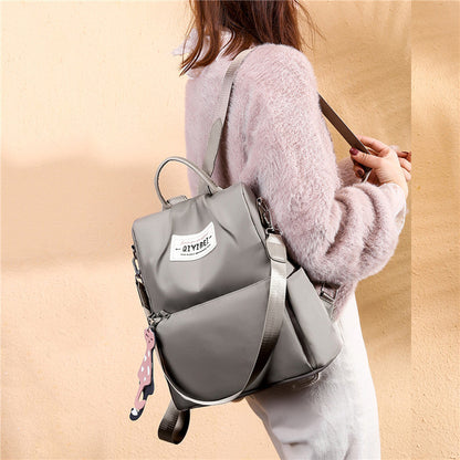 Sac à dos oxford Antivol étanche Pour Femme - Gris تنزوت