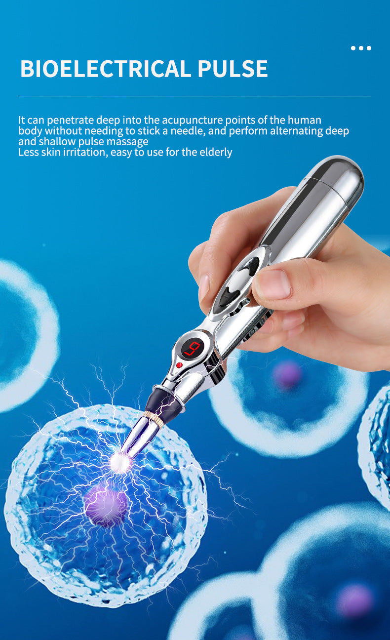 Stylo de massage électrique pour points d'acupuncture - تنزوت