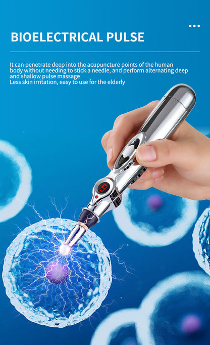 Stylo de massage électrique pour points d'acupuncture - تنزوت