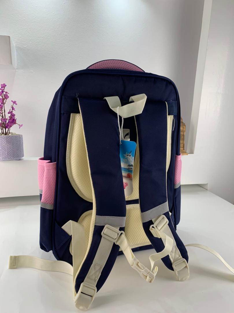Sac à Dos Scolaire pour Enfants SUNDAY Rose et Bleu – حقيبة ظهر مدرسية للأطفال وردي وأزرق تنزوت
