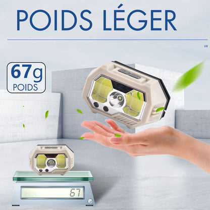 Lampe de Tête à Mouvement Rechargeable SH-S21 تنزوت