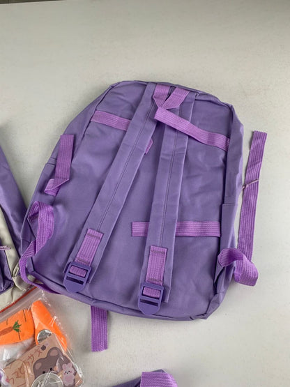 Ensemble-de-sacs-d-cole-Kawai-pour-adolescents-4Pcs-Avec-Accessoires-Mauve-محفظة-4-قطع-كاواي-مع-أكسسوارات-بنفسجي.png