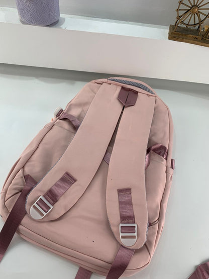 Sacs à dos d’école Style Décontracté XHD Rose – حقيبة ظهر مدرسية وردي تنزوت