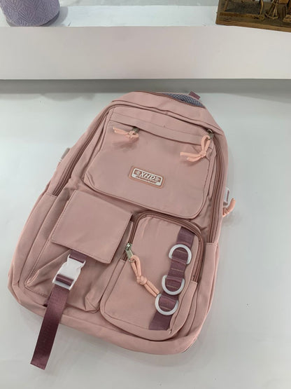 Sacs à dos d’école Style Décontracté XHD Rose – حقيبة ظهر مدرسية وردي تنزوت