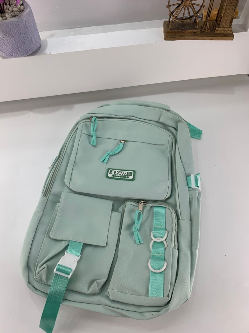 Sacs à dos d’école Style Décontracté XHD Vert- حقيبة ظهر مدرسية أخضر تنزوت