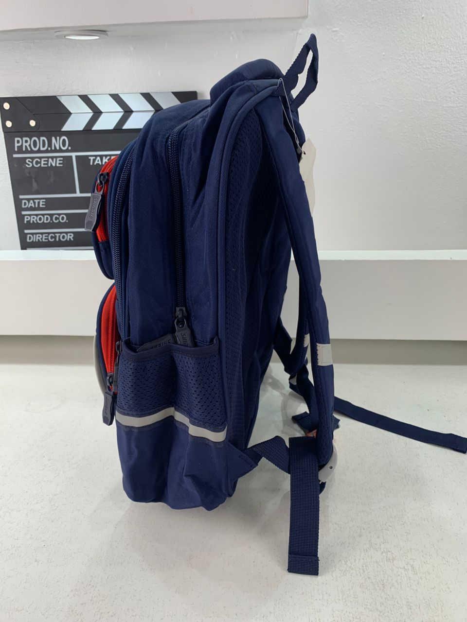 Sac à Dos Enfant Ludique avec Plusieurs Compartiment et un Peluche LM-5122 Bleu Nuit – حقيبة ظهر للأطفال أزرق ليلي تنزوت