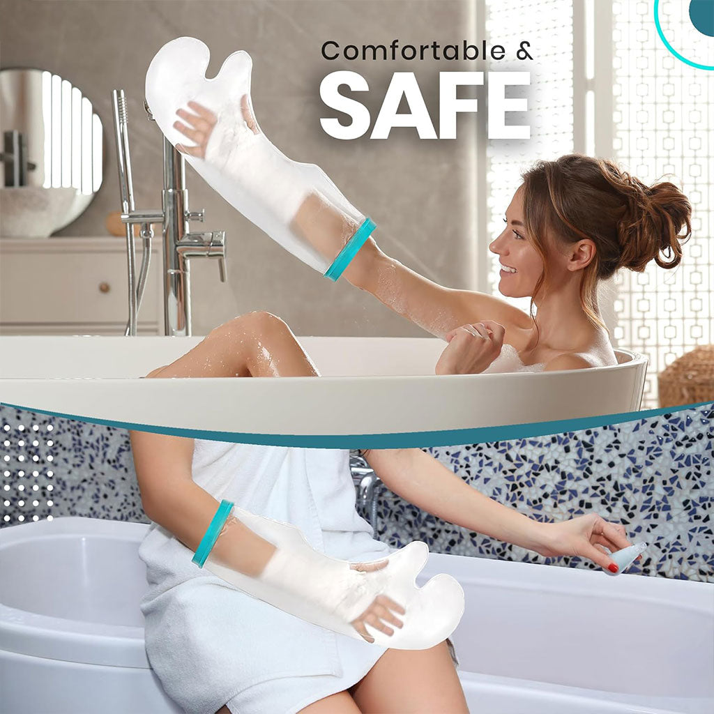 Protège-plâtre imperméable demi bras pour pour adulte – غطاء عازل للمياه لليد المكسولة تنزوت