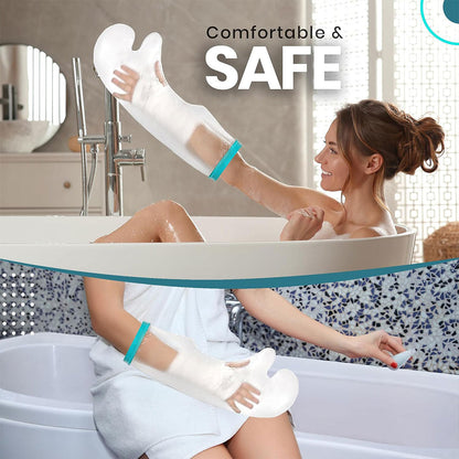 Protège-plâtre imperméable demi bras pour pour adulte – غطاء عازل للمياه لليد المكسولة تنزوت