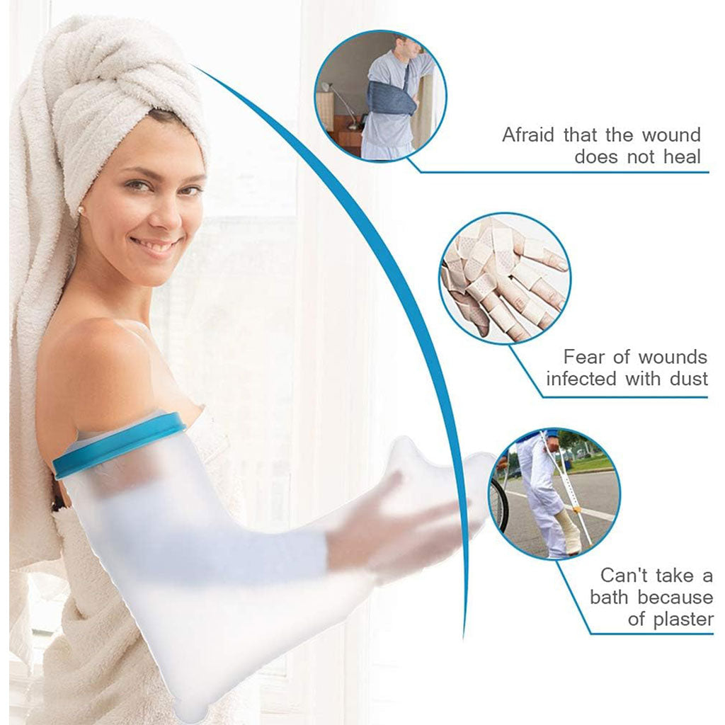 Protège-plâtre imperméable bras complet pour pour adulte – غطاء عازل للمياه لليد المكسولة تنزوت