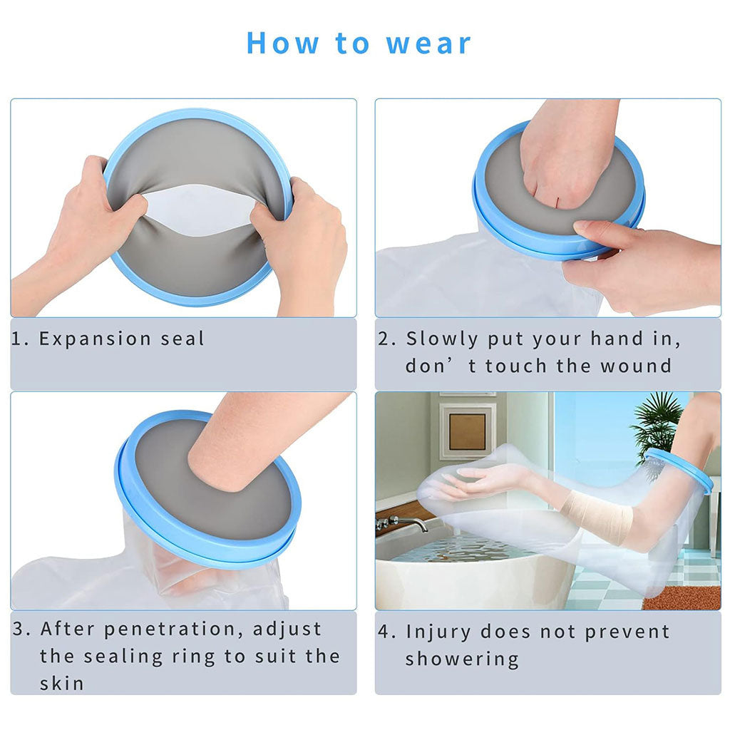 Protège-plâtre imperméable bras complet pour pour adulte – غطاء عازل للمياه لليد المكسولة تنزوت