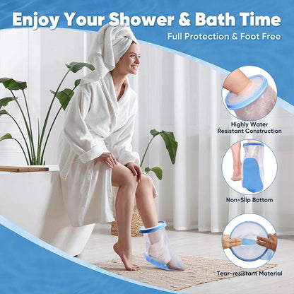 Housse de plâtre imperméable pour la douche protection demi pied adulte – غطاء عازل للمياه للرجل المكسورة تنزوت