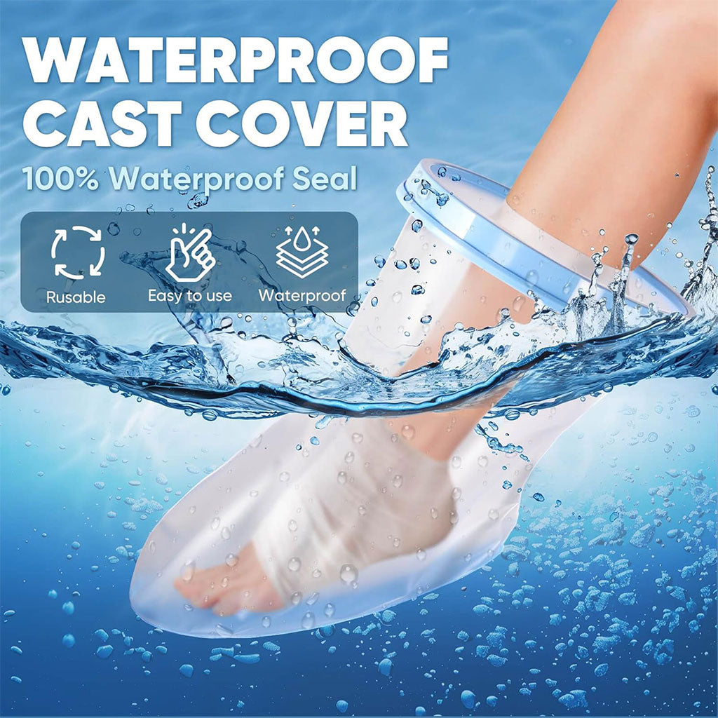 Housse de plâtre imperméable pour la douche protection demi pied adulte – غطاء عازل للمياه للرجل المكسورة تنزوت