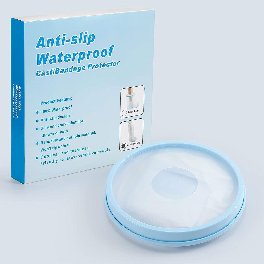 Housse de plâtre imperméable pour la douche, protection pour jambe adulte – غطاء عازل للمياه للرجل المكسورة كاملة تنزوت