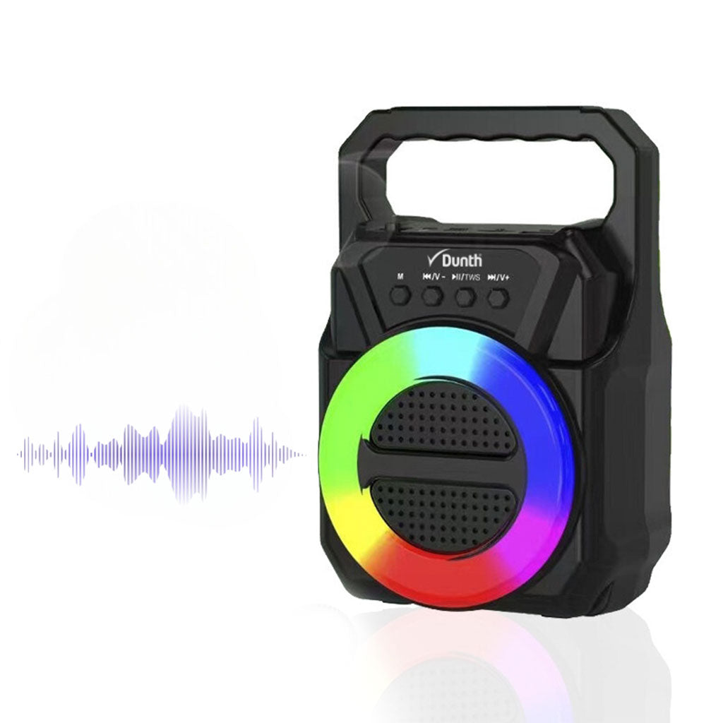 Ampli haut parleur sans fil à batterie rechargeable, Bluetooth 1800W DUNTH DU-SP123 - تنزوت