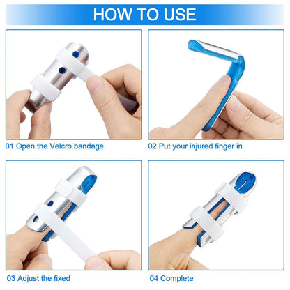 Attelle de fixation pour fracture du doigt – أداة لتثبيت الإصبع المصاب تنزوت