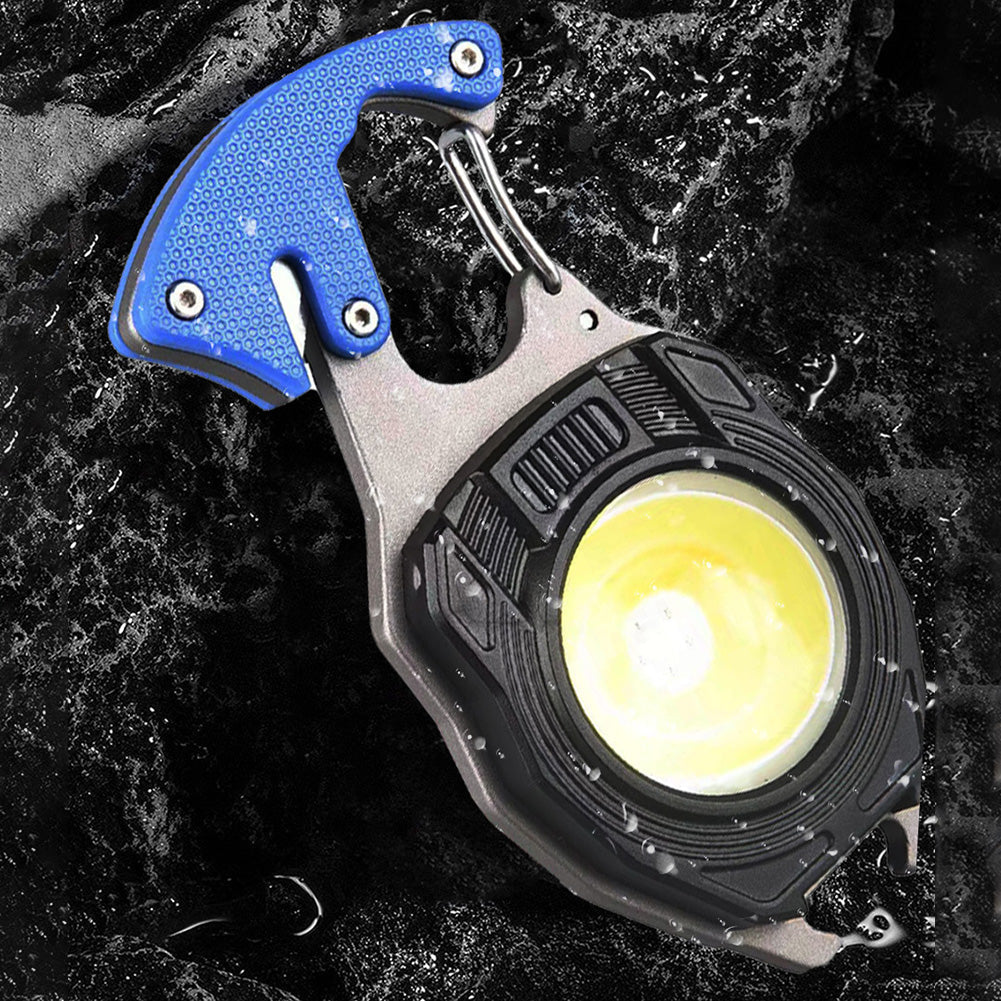 lampe de poche multifonctionnelle étanche Rechargeable à LED en alliage d'aluminium تنزوت