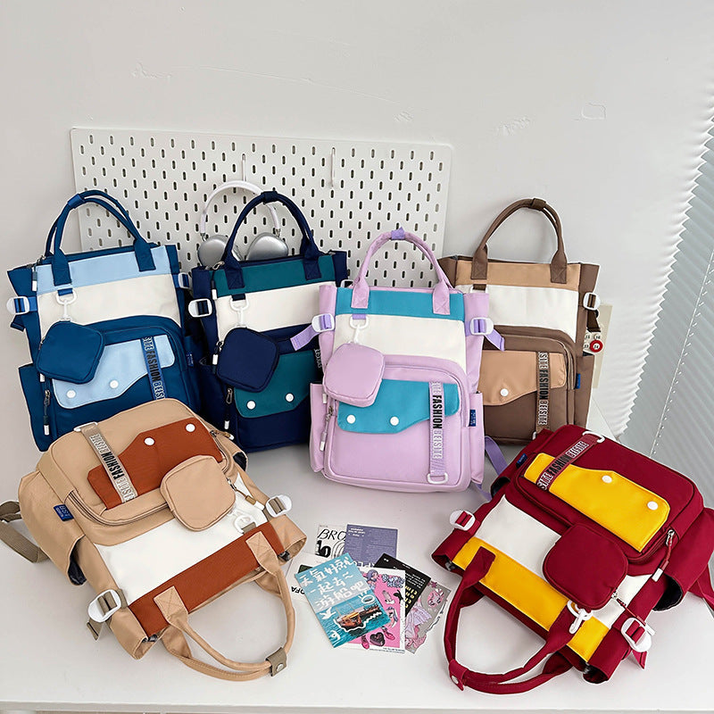 Ensemble de sacs d’école Kawai pour Enfants 2Pcs Avec Pochette Bleu – محفظة 2 قطع كاواي مع محفظة صغيرة أزرق تنزوت