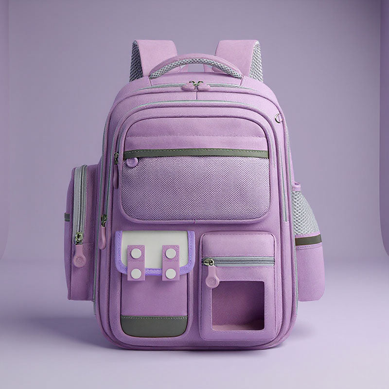 Sac à Dos Enfant pour École primaire de Haute Qualité Mauve – حقيبة ظهر مدرسية للأطفال بنفسجي تنزوت