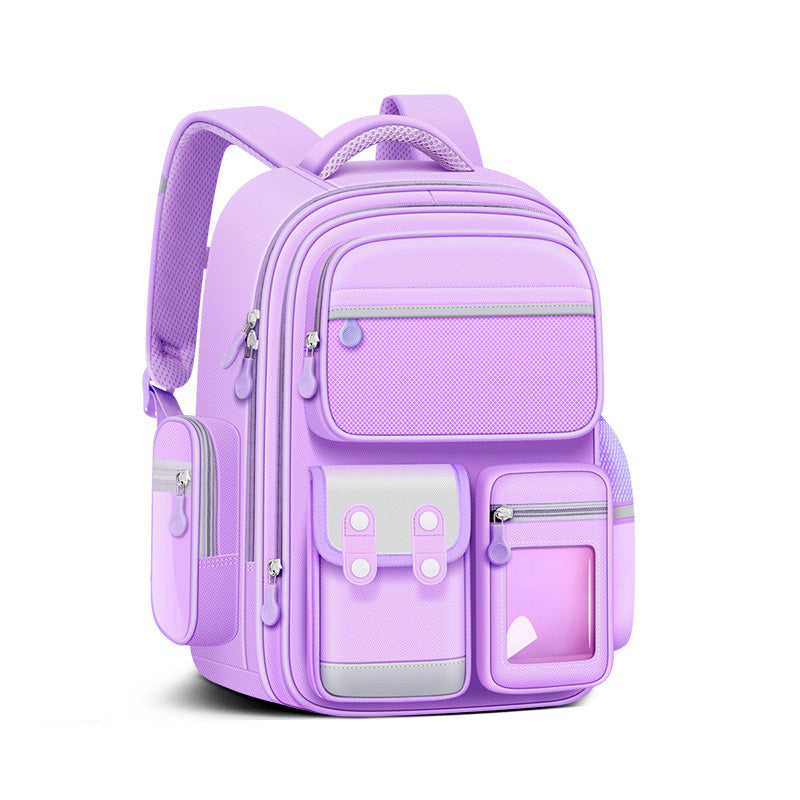 Sac à Dos Enfant pour École primaire de Haute Qualité Mauve – حقيبة ظهر مدرسية للأطفال بنفسجي تنزوت