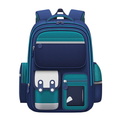 Sac à Dos Enfant pour École primaire de Haute Qualité Bleu et Vert – حقيبة ظهر مدرسية للأطفال أزرق وأخضر تنزوت